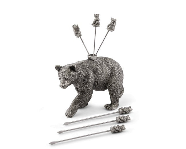 L01075 - Black Bear Cheese Pick Set