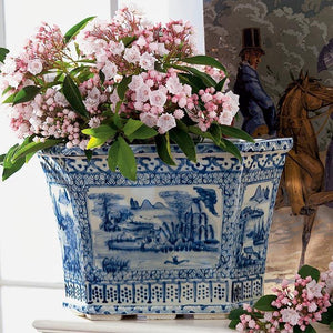 Chinoiserie Landscape Planter