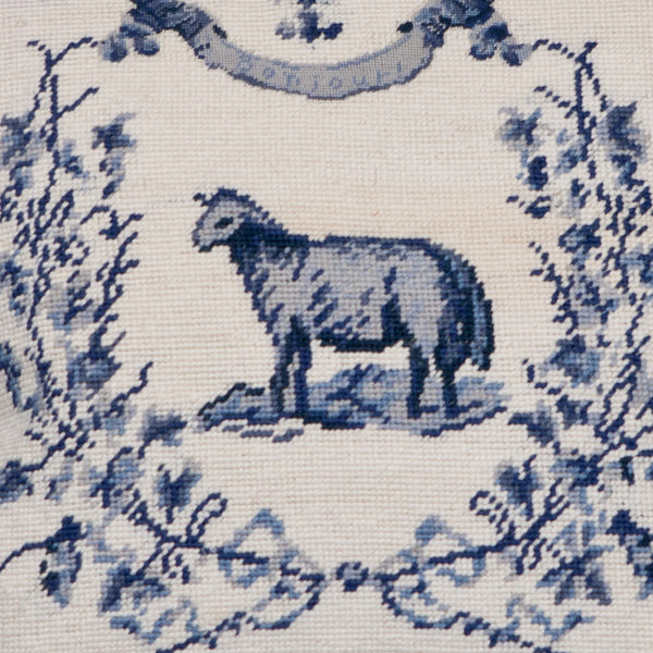 French Country Needlepoint Pillow