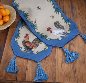 French Provincial Needlepoint Table Linens