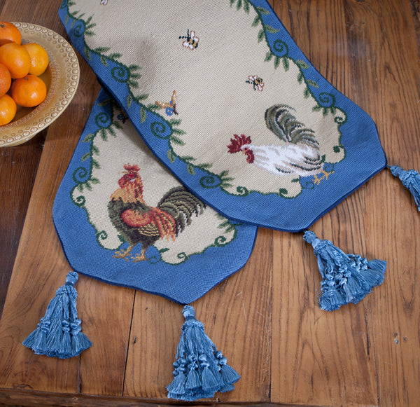 French Provincial Needlepoint Table Linens