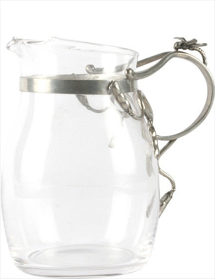 Glass Dragonfly Pitcher