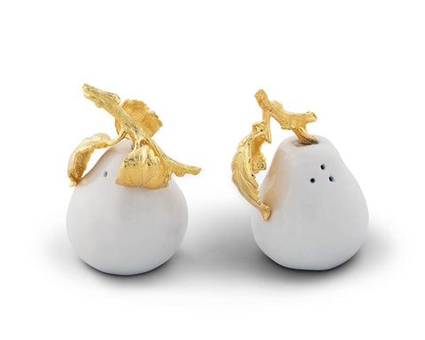 Golden Pear Salt & Pepper Set