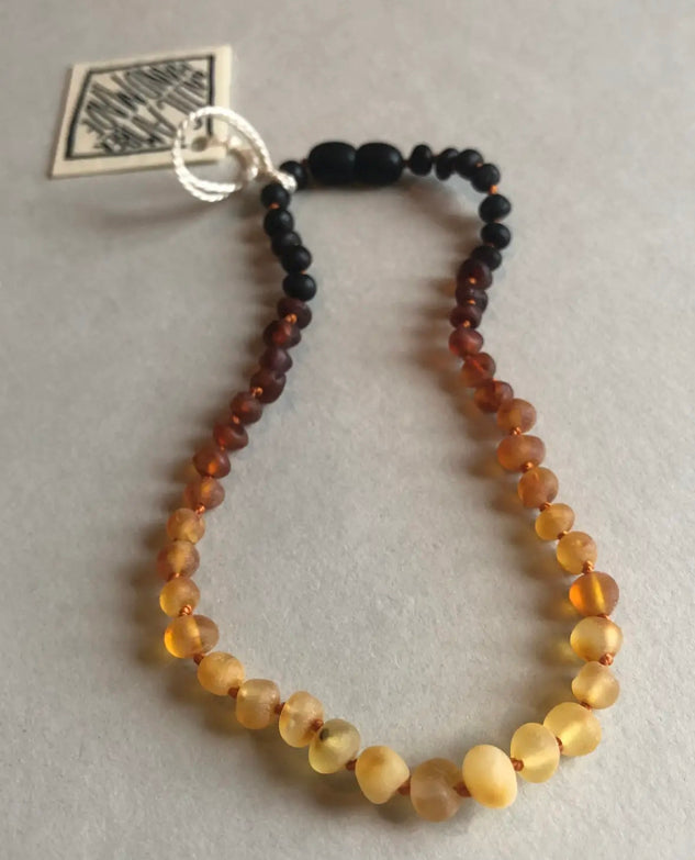 Infant/Kids Raw Ombre Amber Necklace
