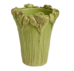 Flower Green Vase