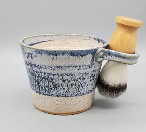 Blue Frosted Shave Bowl