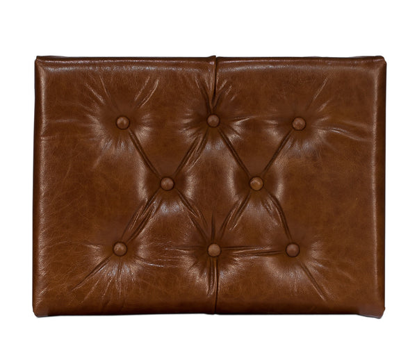 Leather Cushion Bench
