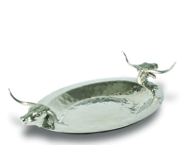 Long Horn Steer Tray