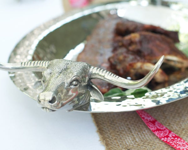 Long Horn Steer Tray