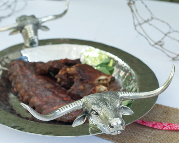 Long Horn Steer Tray