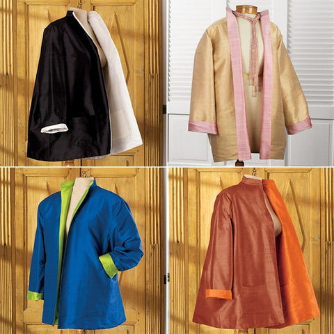 Reversible Silk Swing Jackets