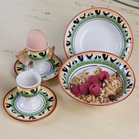 Faience Rooster Bistro Collection