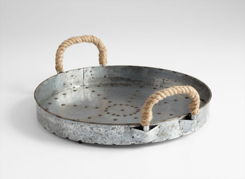 Rustic Rope & Steel Tray