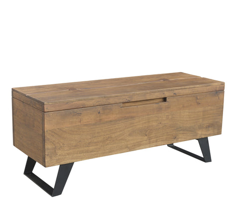Wood & Iron Linen Chest