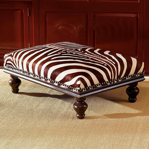 Zebra Ottoman