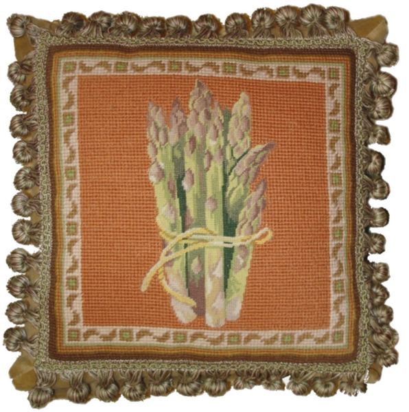 Vegetable Petit Point Pillows