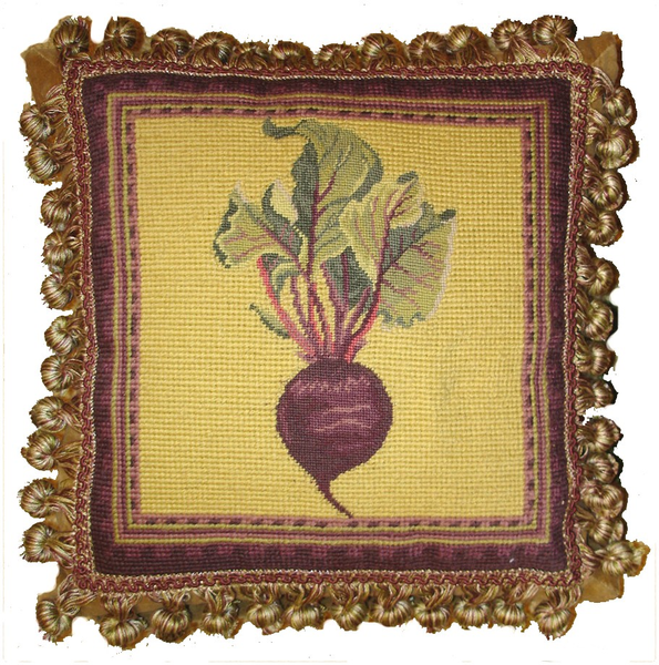 Vegetable Petit Point Pillows