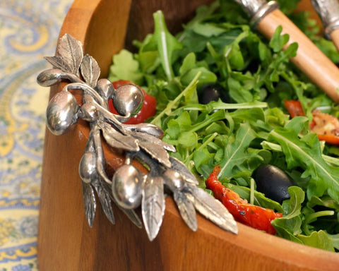 Olivewood Salad Serving Collection
