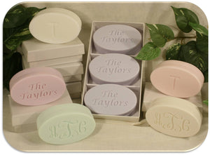 Trio of Monogrammed Soaps